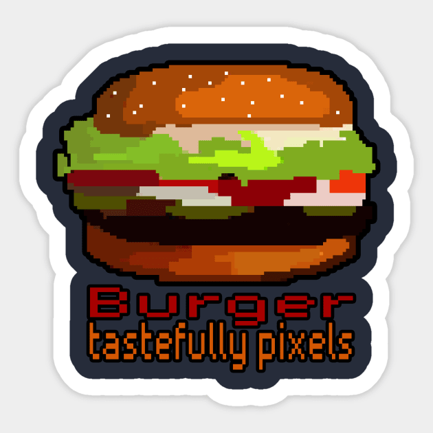 Burger Sticker by BorzK